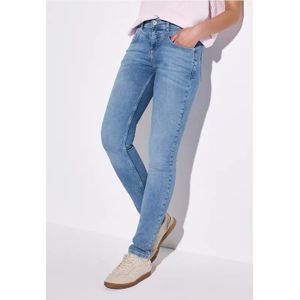 Street One Dames Slim Fit jeans in Blauw, in size: 24