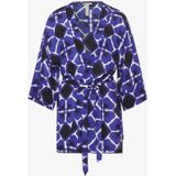 Street One Dames Blouse in kimonostijl in Blauw, in size: L