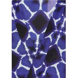 Street One Dames Blouse in kimonostijl in Blauw, in size: L