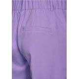 Street One - Casual Fit Broek - Paars - Hoge Taille - Strakke Pijpen