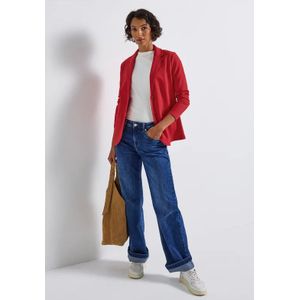 Street One Dames Basis blazer in Rood, in size: 34