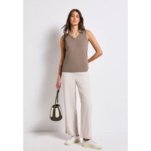 Street One Dames V-hals top in Bruin, in size: 36