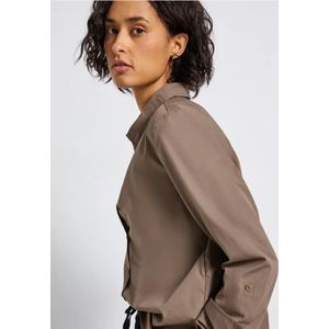 Street One - Zakelijke Blouse - Bruin - Dames
