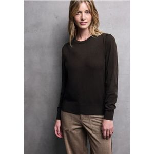 Street One - Studio - Gebreide Trui - Bruin - Dames