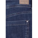 Street One Dames Slim fit indigo jeans in Blauw, in size: 24