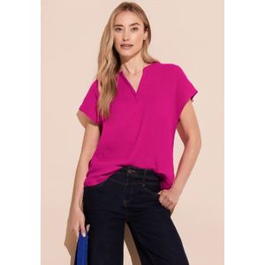 Street One Dames Mousseline blouse in Pink, in size: 36