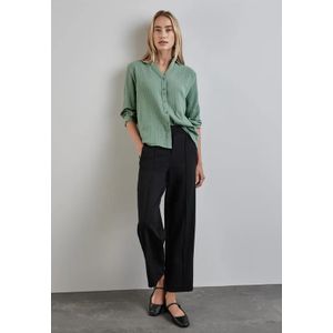 Street One Dames Mousseline blouse in Groen, in size: 36