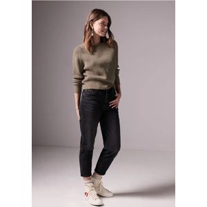 Street One Studio Dames Gebreide trui in Bruin, in size: 42