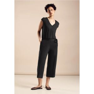 Street One Dames Zomerjumpsuit in 3/4-lengte in Zwart, in size: 36