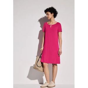 Street One Dames Jersey jurk in Pink, in size: 34