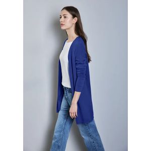 Street One Dames Lang vest in Blauw, in size: 34