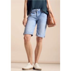 Street One Dames Denim bermudashort in Blauw, in size: 26