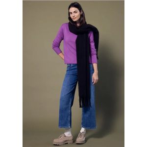 Street One Studio Dames Trui met ronde hals in Pink, in size: 34