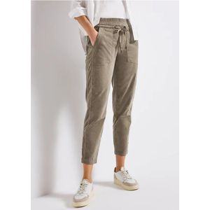 Street One - Bonny - Loose Fit Corduroy Broek - Bruin - Dames