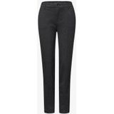 Street One Dames Chino in een gemêleerde look in Zwart, in size: 32