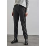 Street One Dames Chino in een gemêleerde look in Zwart, in size: 32