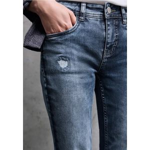 Street One Studio Jeans met destroyed details
