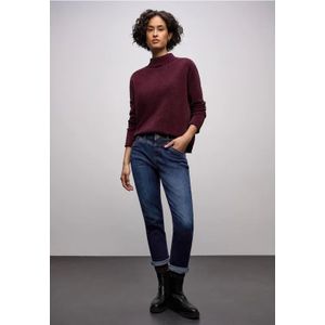 Street One Dames Loose Fit jeans in Blauw, in size: 24