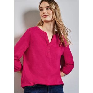 Street One Dames Jersey shirt in Pink, in size: 36
