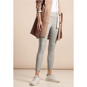 Street One Dames Legging in lederlook in Beige, in size: 38