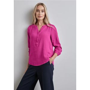 Street One Dames Mousseline blouse in Pink, in size: 34