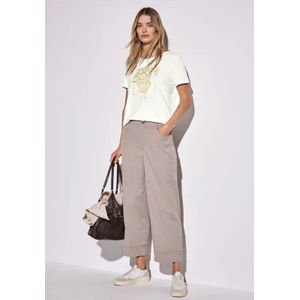 Street One Dames Shirt met print in Wit, in size: 34