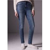 Street One Studio Dames Skinny jeans in Blauw, in size: 24