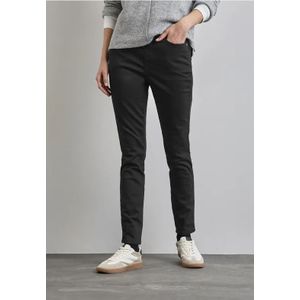 Street One - Thermojeggings - Zwart - Katoenmix met Stretch