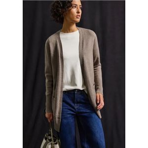 Street One Dames Open vest in Beige, in size: 34