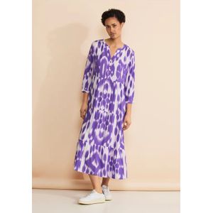 Street One Dames Tuniekjurk met print in Paars, in size: 34