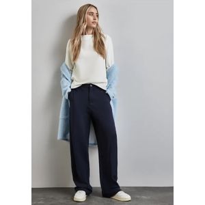 Street One Dames Gestructureerd coltruitje in Wit, in size: 44