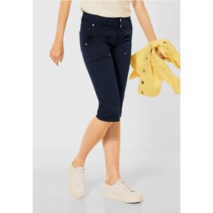 Street One Dames Casual-fit bermuda in Blauw, in size: 36