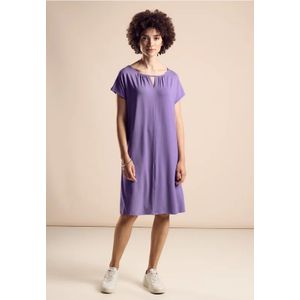 Street One Dames Jersey jurk in Paars, in size: 34