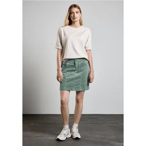 Street One Dames Corduroy rok in Groen, in size: 32