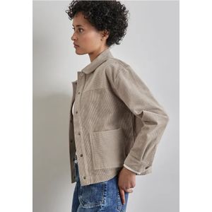 Street One Dames Corduroy overhemd in Beige, in size: 36