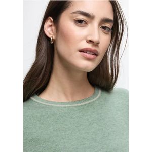 Street One - Gebreide Trui - Groen - Korte Mouwen