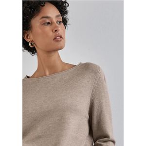 Street One Dames Gebreide trui in Beige, in size: 42