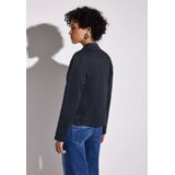 Street One - Korte Twill Blazer - Dames - Katoenmix - Moderne Look