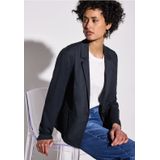 Street One - Korte Twill Blazer - Dames - Katoenmix - Moderne Look