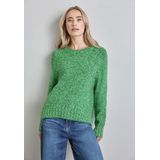 Street One - Mouliné - Dames Trui - Groen