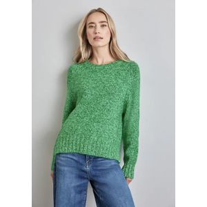 Street One - Mouliné - Dames Trui - Groen