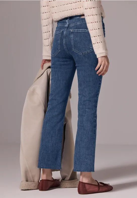 Street One - Studio - Skinny Flared Jeans - Blauw