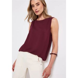 Street One Dames Basis top in Rood, in size: 34