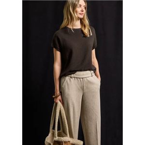 Street One Dames Cozy trui in Bruin, in size: 38