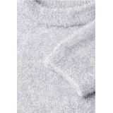 Street One - Studio - Glanzende Trui - Fluffy Silver Mel.