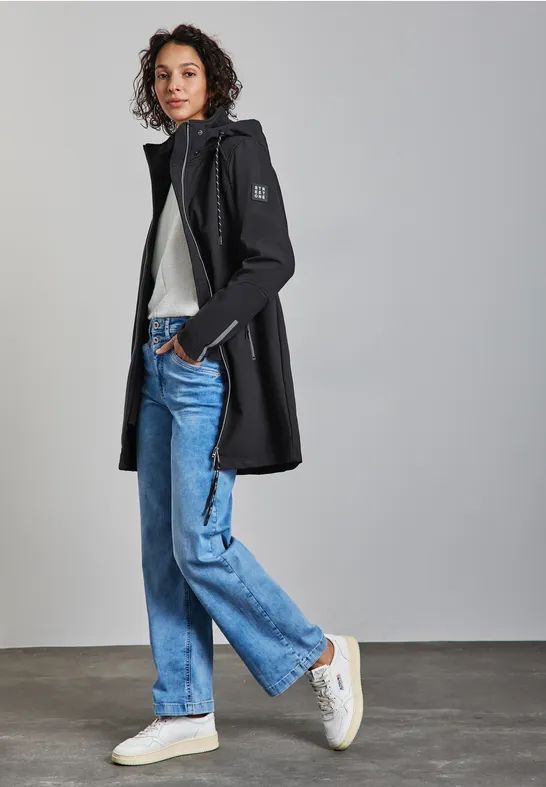 Street One - Softshell Jas - Blauw - Dames