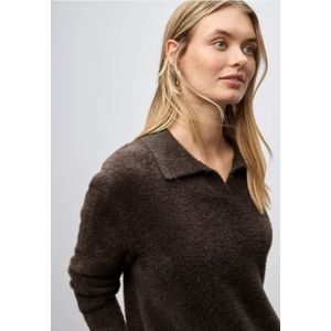 Street One Dames Trui van verengaren in Bruin, in size: 34