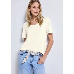 Street One Dames Basic Shirt in Wit, in size: 34