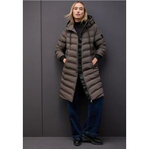 Street One Dames Jasje met gelijmde naden in Bruin, in size: 34