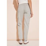Street One - Loose Fit Broek - Beige - Cargobroeken